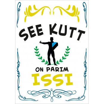 See kutt on parim issi PVC plastik alus 20 x 30 cm See kutt on parim issi PVC plastik alus 20 x 30 cm