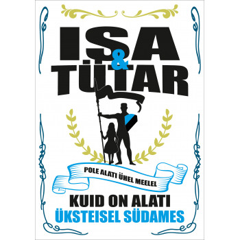 Isa ja Tütar pole alati ühel meelel kuid on alati üksteisel südames PVC plastik alus 20 x 30 cm Isa ja Tütar pole alati ühel meelel kuid on alati üksteisel südames PVC plastik alus 20 x 30 cm