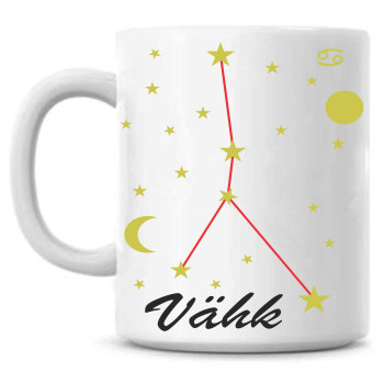 Vähk tähed tass Vähk tähed tass