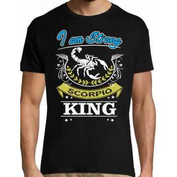 I am strong Scorpio king T-särk