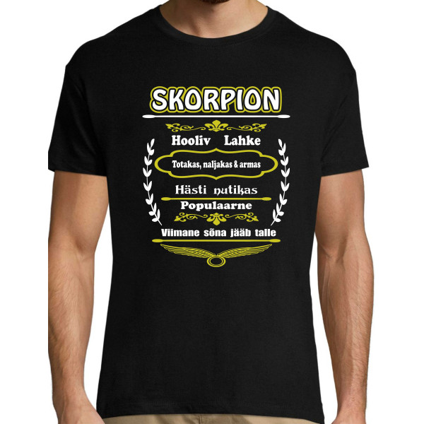Skorpion Hooliv lahke totakas naljakas armas T-särk