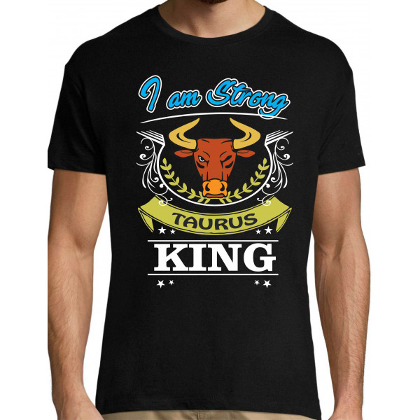 I am strong Taurus king T-särk