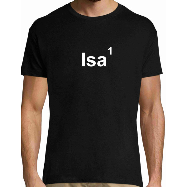 Isa - mitmendas astmes ? Meeste T-särk - must   