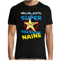 Sellel kutil on super seksikas naine T-särk