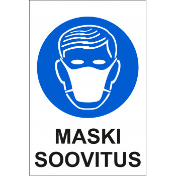 Maski soovitus 20 x 30 cm / PVC alusel Maski soovitus 20 x 30 cm / PVC alusel
