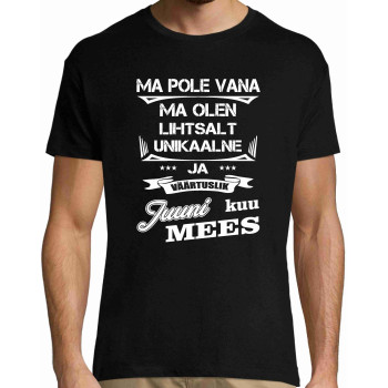Ma pole vana ma olen lihtsalt unikaalne .... Mees