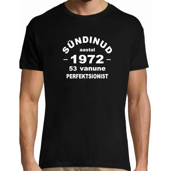 Sünnipäeva T-särk Meestele / Naistele - Perfektsionist