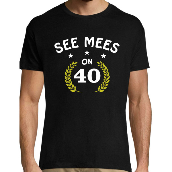 See mees on 40 Meeste T-särk