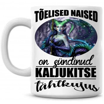 Tõelised naised on sündinud Kaljukitse tähtkujus tass Tõelised naised on sündinud Kaljukitse tähtkujus tass