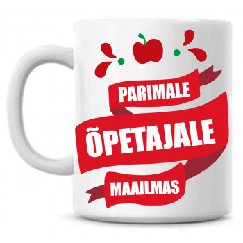 Parimale õpetajale maailmas tass Parimale õpetajale maailmas tass