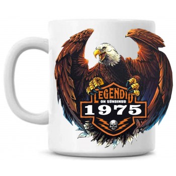 Legendid on sündinud 1975 (kotkas) tass Legendid on sündinud 1975 (kotkas) tass
